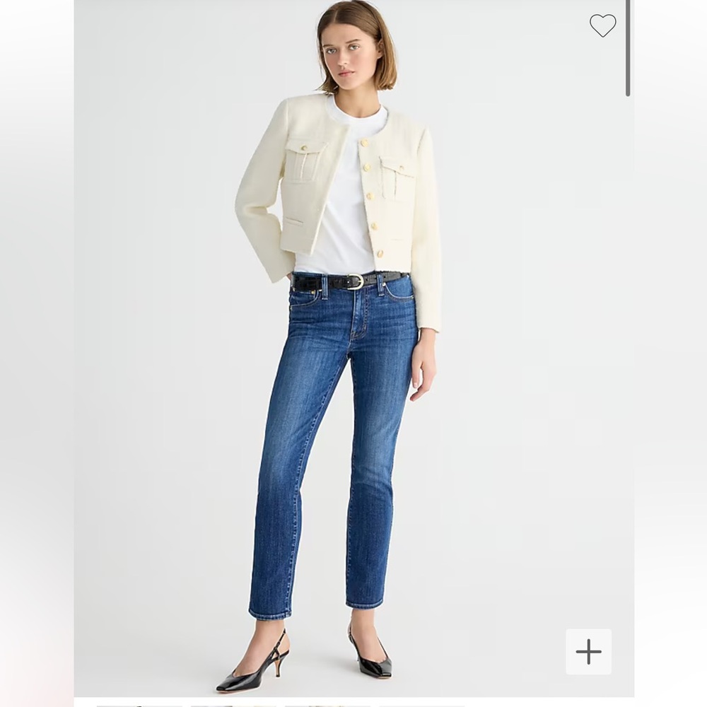 J Crew 9" vintage slim-straight jean in Amara wash